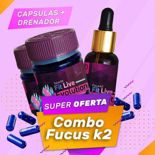 Combo Fucus K2( 2 Cápsulas+Drenador)